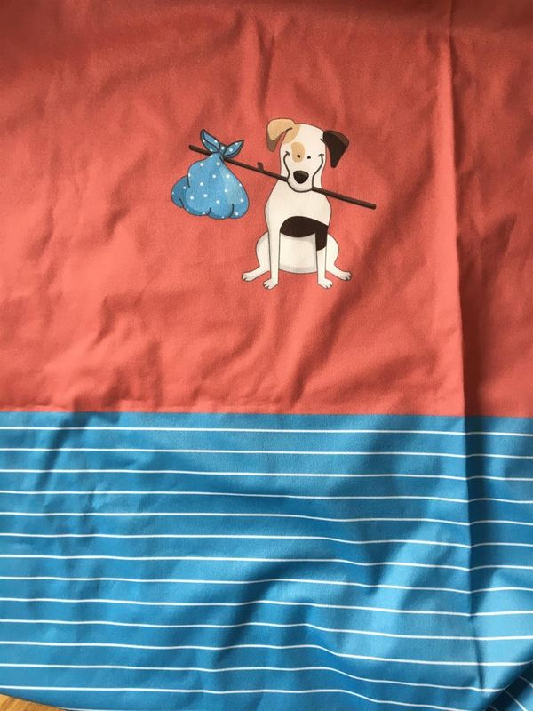 Polyester pul bleiebit panel HUND BLÅ
